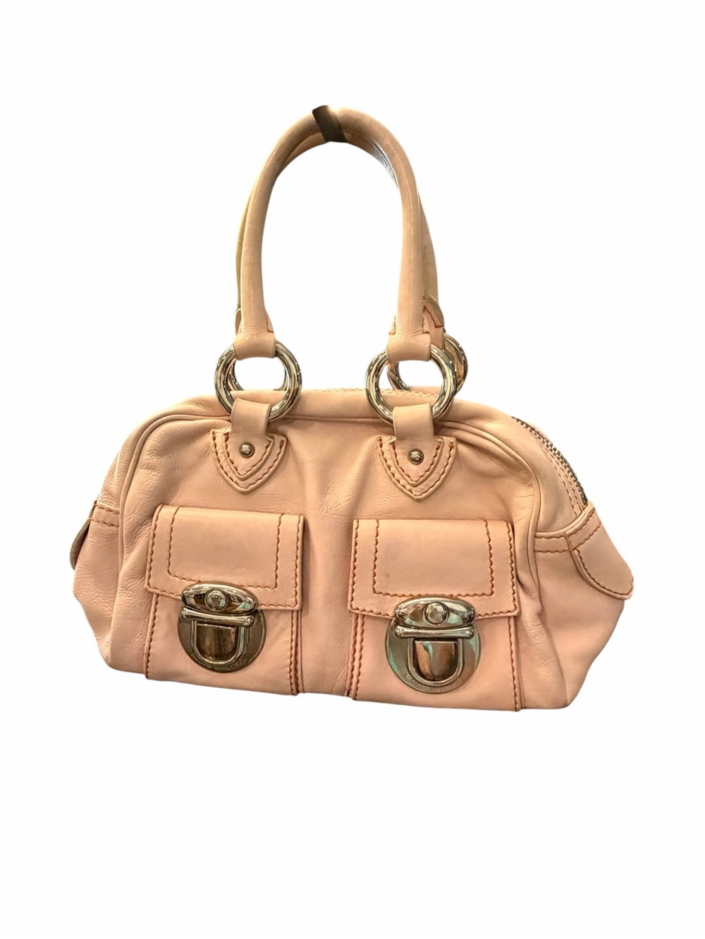 Marc Jacobs Collection BLAKE Petal Pink Satchel Shoulder Bag Y2K 90s COA Quality